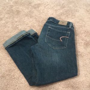 American Eagle cropped jeans